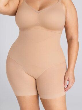 HoneyLove SuperPower Short Shapewear 2X SAND NUDE NWT